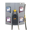 J-Fill® Quattro-Select® Safe Gap Chemical Management System Dispenser 4 Product Steel Gray Wall Mount, Locking 1/Each