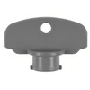 Equodose® Lock & Key 0.3125 IN Polymer Gray With Tabs 1/Each