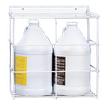 Storage Rack 1 GAL 2 CT Plastic F-Style Lockable 1/Each