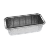 Loaf Pan 1.5 LB 7.375X3.625X2.344 IN Aluminum Rectangle Full Curl 500/Case