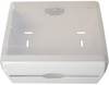 Paper Towel Dispenser Plastic Wall Mount White Single Fold 1/Each