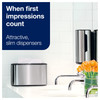 Tork Xpress H23 Paper Towel Dispenser 4.56X12.68X7.92 IN Metal Plastic Countertop Silver Multifold 1/Each