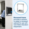 Tork Matic® Elevation Dispenser Filler Panel H1 Metal Stainless Universal 1/Each