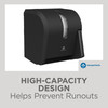 Georgia-Pacific Pro® Paper Towel Dispenser Universal 10.6X12.5 IN Wall Mount Black Push Paddle 1/Each