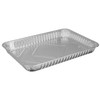 1/4 Sheet Cake Sheet Pan 58 OZ Aluminum Silver Rectangle 100/Case