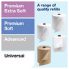Tork Matic® H1 Paper Towel Dispenser Plastic Wall Mount White Hard Roll Electronic Touchless Intuition Sensor 1/Each