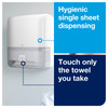 Tork Matic® H1 Paper Towel Dispenser Plastic Wall Mount White Hard Roll Electronic Touchless Intuition Sensor 1/Each
