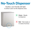 Paper Towel Dispenser Stainless Steel Surface Mount Automatic 1/Each