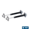 Compact® Coreless Spindle Adapter Kit Gray 2 Count/Pack