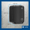 Sofpull® Paper Towel Dispenser 10.938X8.188X7.625 IN Plastic Wall Mount Black Centerpull 1/Each