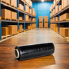 Stretch Wrap 18IN X1500FT Black Blown Film 80GA 4 Rolls/Case 36 Cases/Pallet