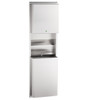 ClassicSeries Paper Towel Dispenser Recessed Mounted Satin Convertible Auto Roll With Receptacle 1/Each