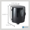 Georgia-Pacific Pro® Paper Towel Dispenser 10X9.875 IN Black Center-Pull Roll 1/Each