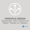 Georgia-Pacific Pro® Paper Towel Dispenser 10X9.875 IN Black Center-Pull Roll 1/Each