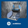 enMotion® Paper Towel Dispenser Gray Automatic Touchless Intuition Sensor 1/Each