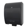 Tork Paper Towel Dispenser 9.32X12.32X15.95 IN Plastic Wall Mount Black Hard Roll Mechanical Manual 1/Each