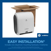 enMotion® Paper Towel Dispenser 9.50X14.70X17.30 IN White Automatic Touchless 1/Each