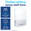 Tork PeakServe Mini Continuous™ H5 Paper Towel Dispenser 3.97X14.44X19.3 IN Plastic Wall Mount White 1/Each