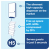 Tork PeakServe Mini Continuous™ H5 Paper Towel Dispenser 3.97X14.44X19.3 IN Plastic Wall Mount White 1/Each