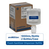 enMotion® Hand Sanitizer Foam 1000 mL Unscented Fragrance Free Clear Dye Free High Frequency 2/Case