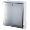 Paper Towel Dispenser Plastic Chrome C-Fold Multifold 1/Each