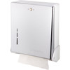 Paper Towel Dispenser Plastic Chrome C-Fold Multifold 1/Each
