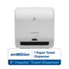 enMotion® Impulse® Paper Towel Dispenser Wall Mount White 1-Roll Touchless Automatic 8IN Roll 1/Each