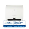 enMotion® Impulse® Paper Towel Dispenser 9.25X14.6X14 IN Wall Mount White 1-Roll Touchless Automatic 10IN Roll 1/Each