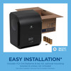 Pacific Blue Ultra™ Paper Towel Dispenser 9X12.9X16 IN Wall Mount Black 1-Roll Touchless High Capacity Automatic 1/Each