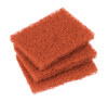 Scotch-Brite™ 746 Griddle Pad 4X5.25 IN Heavy Duty Fiber Orange Rectangle Reusable Quick Clean Dishwasher Safe 15/Case