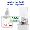 Purell® Hand Sanitizer Foam 1200 mL 5.51X3.52X8.65 IN Clean Scent 70% Ethyl Alcohol For ES4 2/Case