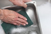 Scotch-Brite™ 96 General Purpose Scouring Pad 6X9 IN Med Duty Nylon Dk Grn Rect Dishwasher Safe 20 Count/Box 3 Box/Case