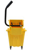 Mop Bucket & Wringer 26 QT Plastic Yellow Side Press 1/Each
