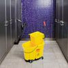 SKILCRAFT® Mop Bucket & Wringer 35 QT Plastic Yellow 1/Each