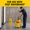 WaveBrake® Mop Bucket 18 QT Plastic Red Dirty Water 1/Each