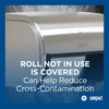 Compact® Toilet Paper Dispenser Stainless Steel Silver Side-by-Side Standard Coreless High Capacity 1/Each