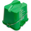 San Jamar Kleen-Pail® Utility Bucket & Pail 3 QT Plastic Green Detergent 1/Each