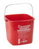 Utility Bucket & Pail 3 QT Plastic Red Sanitizer 1/Each