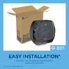 Pacific Blue Ultra™ Toilet Paper Dispenser 5.50X17.20X16 IN Smoke Gray 4-Roll Coreless High Capacity 1/Each