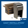 Compact® Toilet Paper Dispenser Stainless Steel Silver Double Roll Vertical Coreless High Capacity 1/Each