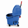 WaveBrake® Mop Bucket & Wringer 20.31X16.44X21.63 IN Plastic Blue Down Press 1/Case