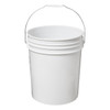 Pail 5 GAL White With Handle Empty With Metal Handle 288 Count/Skid
