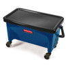 Mop Bucket & Wringer Resin Blue Down Press Finish 1/Each