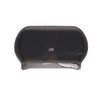 Tork T24 Toilet Paper Dispenser 5.57X12.75X8.25 IN Plastic Smoke Double Roll 1/Each