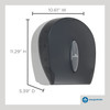 Georgia-Pacific Pro® Toilet Paper Dispenser 5.39X10.61 IN Translucent Smoke 1-Roll Jumbo Jr (JRT) High Capacity 1/Each
