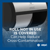 Compact® Toilet Paper Dispenser 6.75X10.12 IN Wall Mount Silver 2-Roll Coreless Side-by-Side High Capacity 1/Each