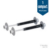 Compact® Toilet Paper Spindle Gray 1/Each