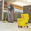 Mop Bucket & Wringer 35 QT Plastic Red 1/Each