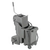Mop Bucket 4 GAL 15 L Plastic Gray Dual Combo 1/Each