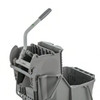 Mop Bucket 4 GAL 15 L Plastic Gray Dual Combo 1/Each